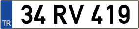 Truck License Plate